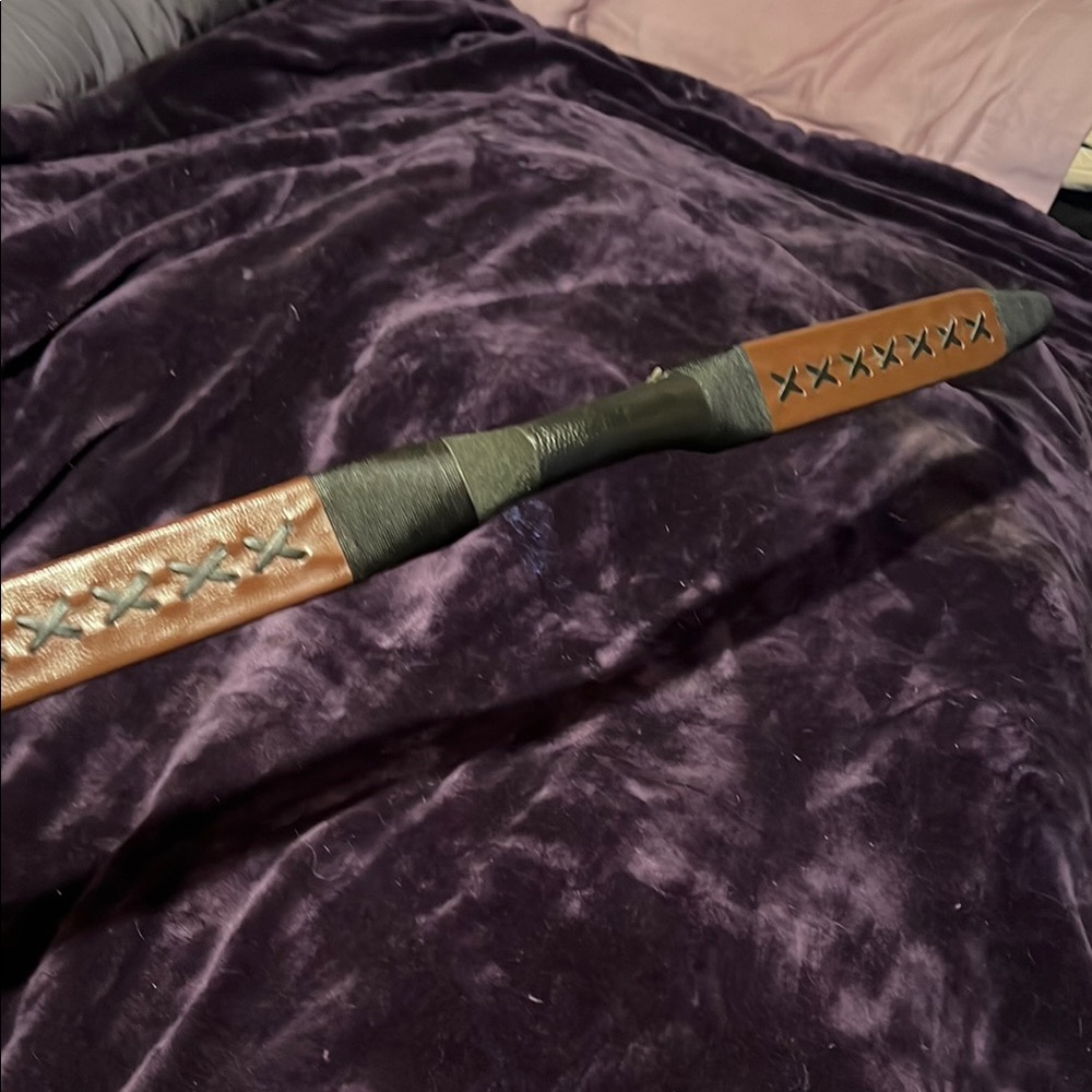Brown and Black Leather Sword Sheath